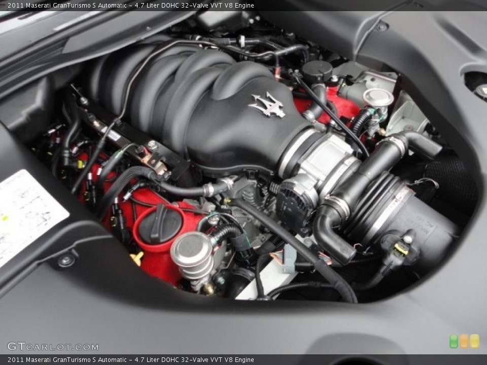 4.7 Liter DOHC 32-Valve VVT V8 Engine for the 2011 Maserati GranTurismo #48666475