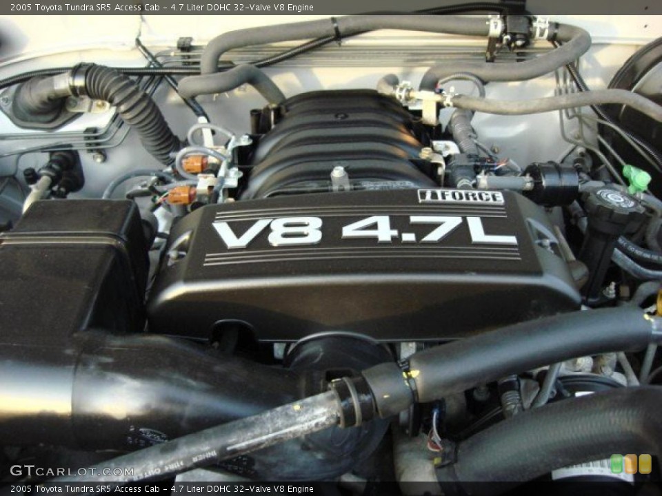 4.7 Liter DOHC 32-Valve V8 Engine for the 2005 Toyota Tundra #48672099