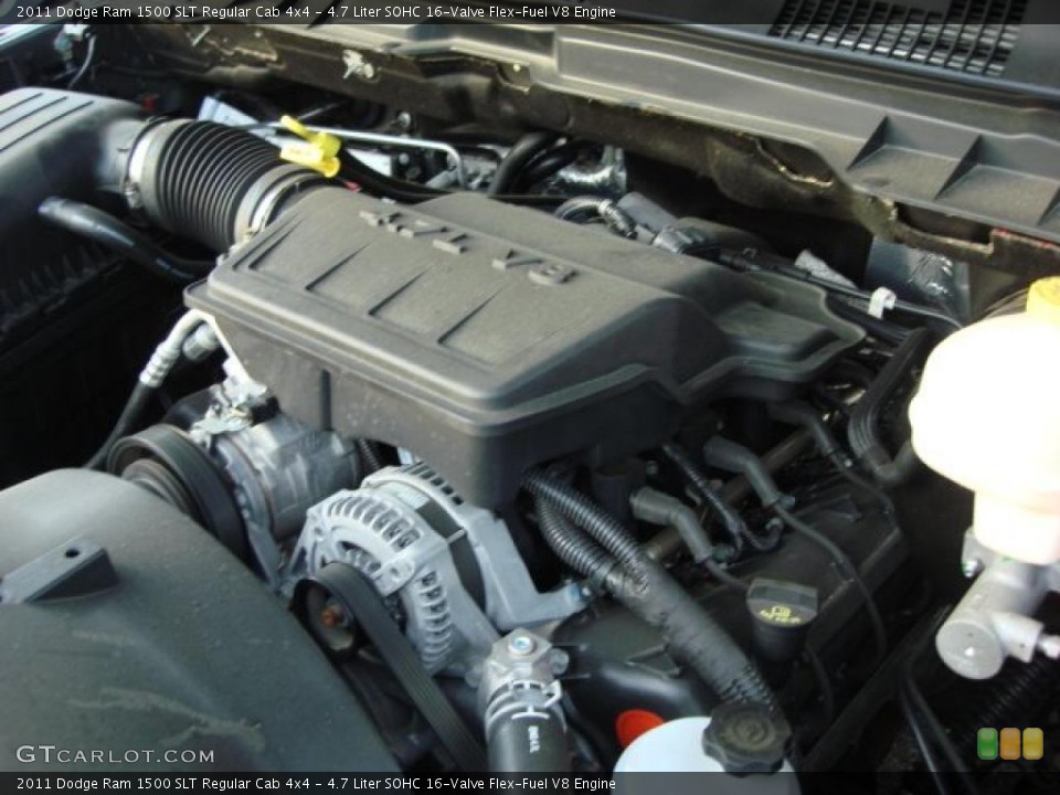 4.7 Liter SOHC 16-Valve Flex-Fuel V8 Engine for the 2011 Dodge Ram 1500 #48673038