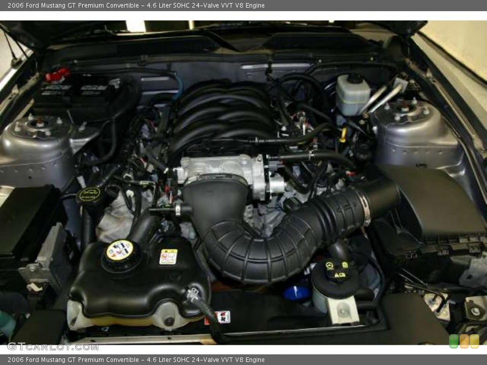 4.6 Liter SOHC 24-Valve VVT V8 Engine for the 2006 Ford Mustang #48676208