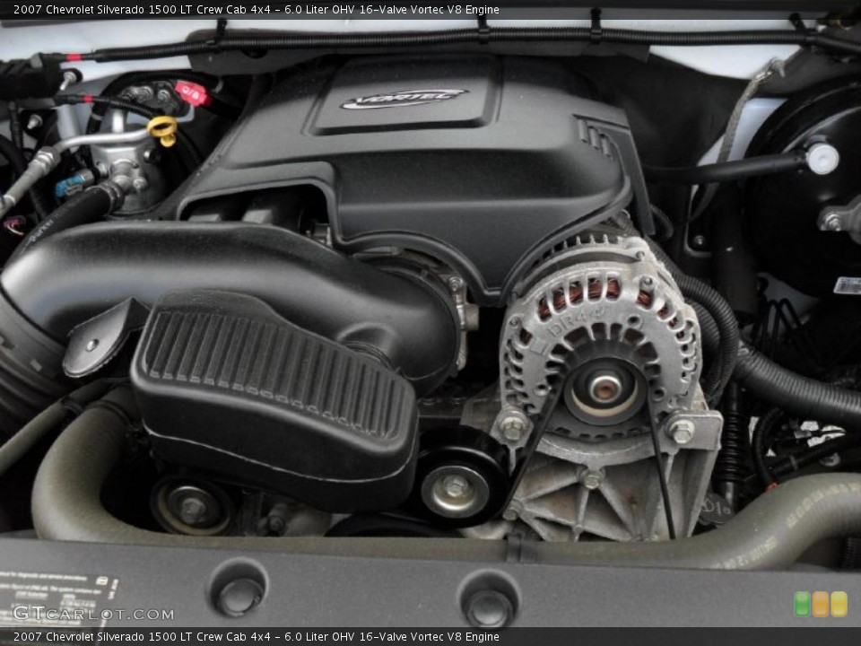 6.0 Liter OHV 16-Valve Vortec V8 Engine for the 2007 Chevrolet Silverado 1500 #48680084
