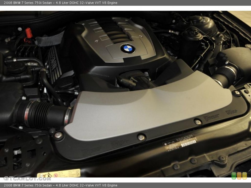4.8 Liter DOHC 32-Valve VVT V8 Engine for the 2008 BMW 7 Series #48680633