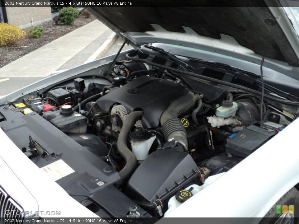 4.6 Liter SOHC 16 Valve V8 Engine for the 2002 Mercury Grand Marquis #48684467