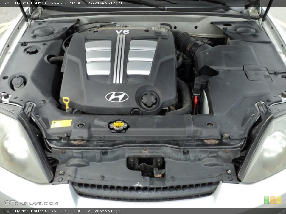 2.7 Liter DOHC 24-Valve V6 Engine for the 2003 Hyundai Tiburon #48685085