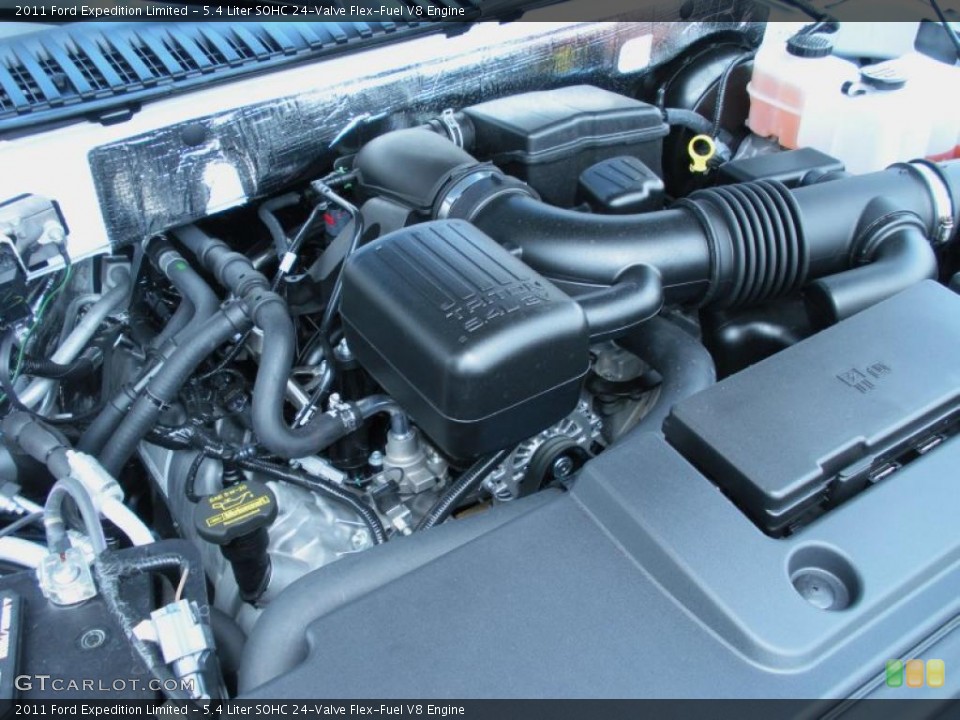 5.4 Liter SOHC 24-Valve Flex-Fuel V8 Engine for the 2011 Ford Expedition #48691724