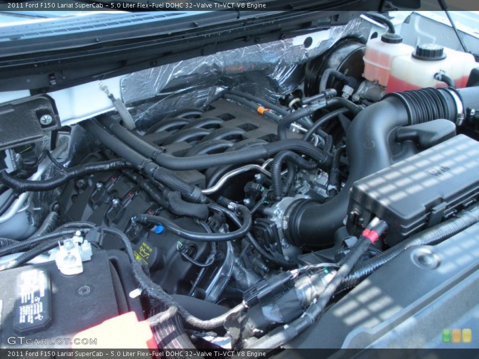5.0 Liter Flex-Fuel DOHC 32-Valve Ti-VCT V8 Engine for the 2011 Ford F150 #48694335