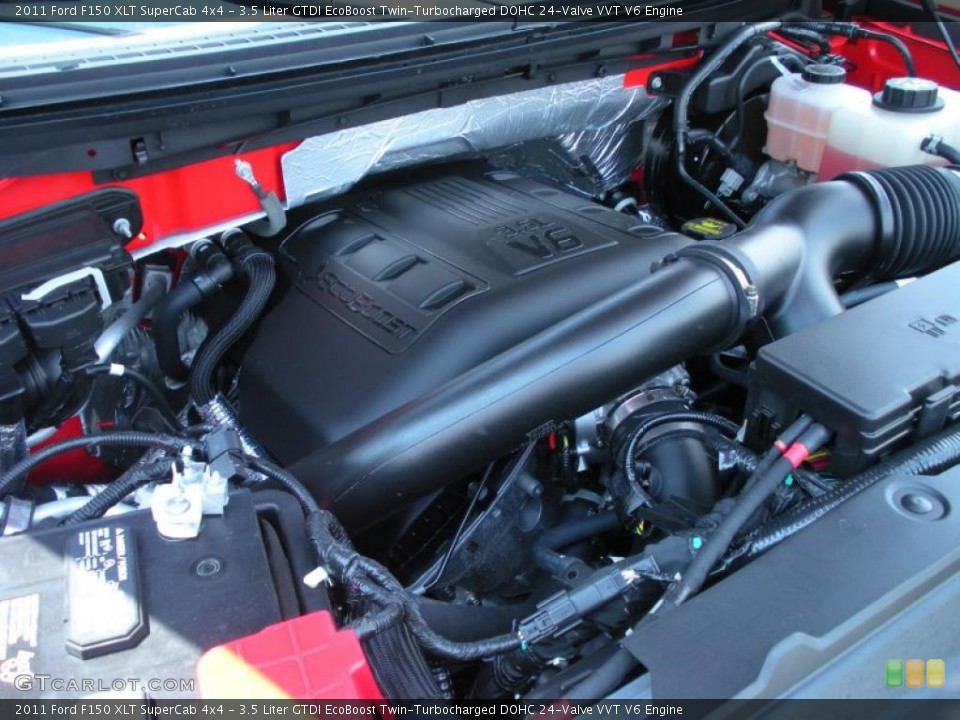 3.5 Liter GTDI EcoBoost Twin-Turbocharged DOHC 24-Valve VVT V6 Engine for the 2011 Ford F150 #48695082