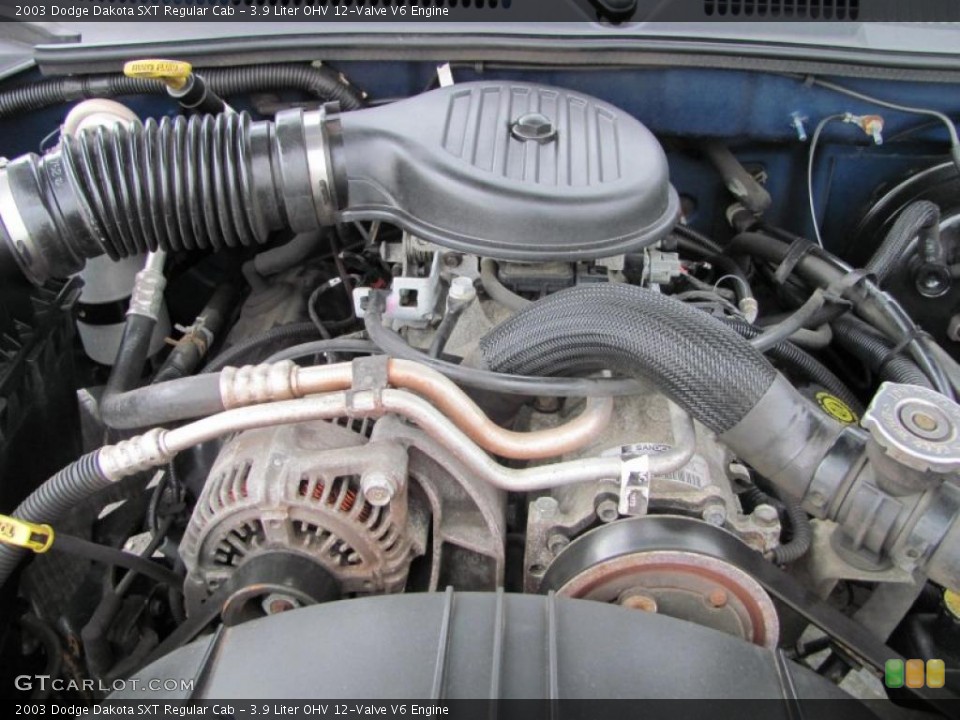 3.9 Liter OHV 12-Valve V6 Engine for the 2003 Dodge Dakota #48696613