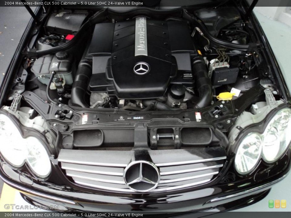 5.0 Liter SOHC 24-Valve V8 Engine for the 2004 Mercedes-Benz CLK #48713401