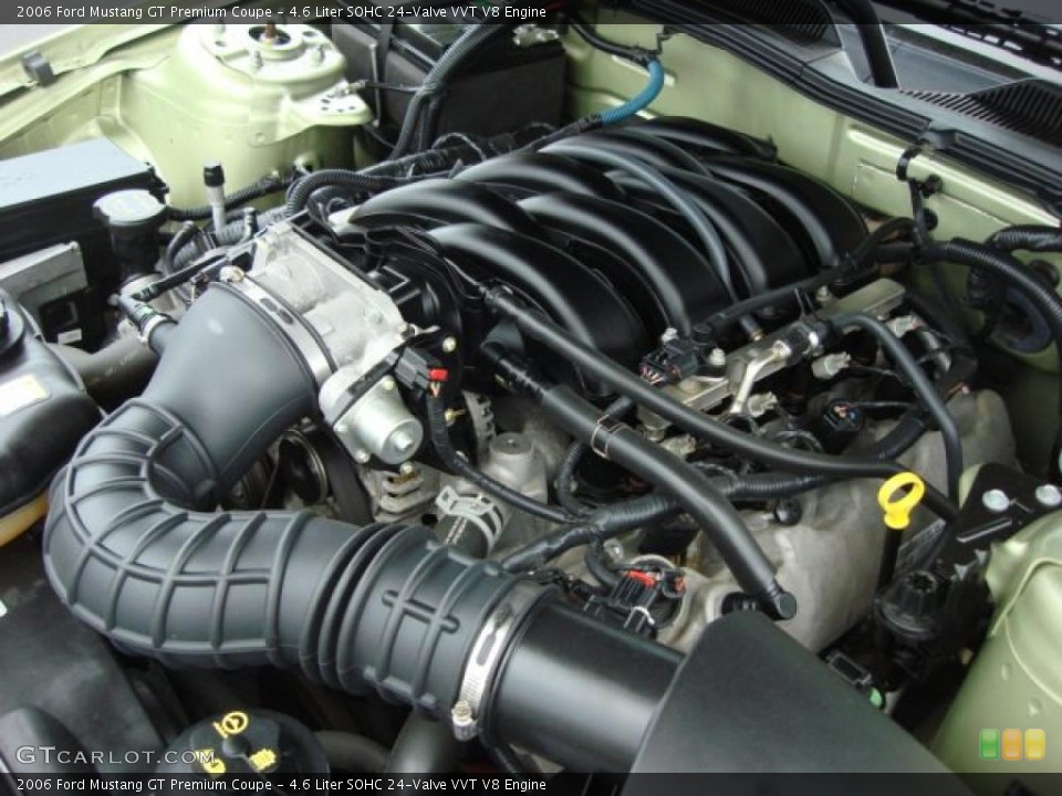4.6 Liter SOHC 24-Valve VVT V8 Engine for the 2006 Ford Mustang #48722039