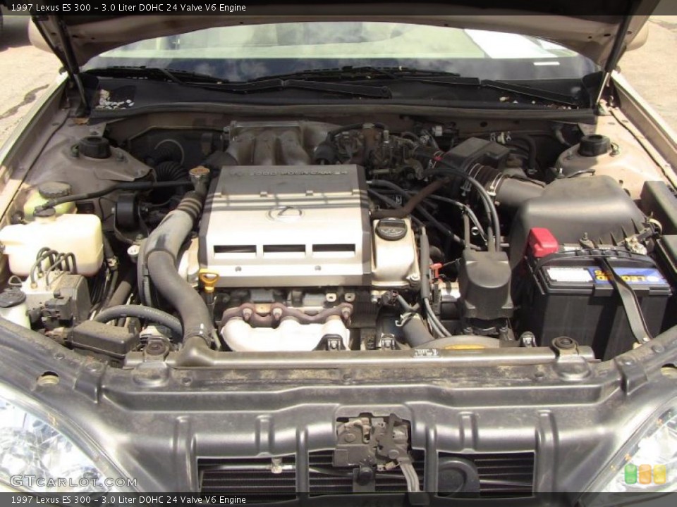 3.0 Liter DOHC 24 Valve V6 Engine for the 1997 Lexus ES #48724589