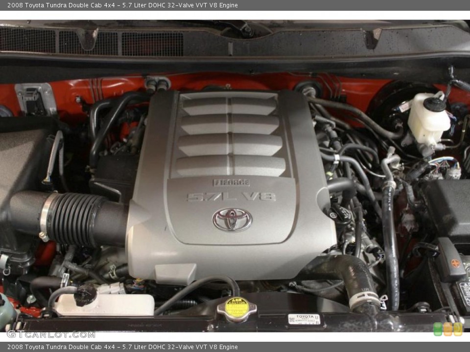 5.7 Liter DOHC 32-Valve VVT V8 Engine for the 2008 Toyota Tundra #48728078