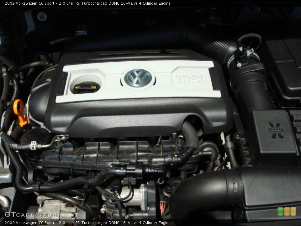 2.0 Liter FSI Turbocharged DOHC 16-Valve 4 Cylinder Engine for the 2009 Volkswagen CC #48732104
