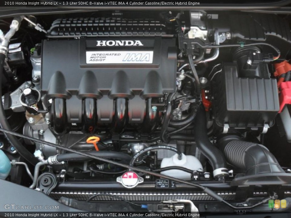 1.3 Liter SOHC 8-Valve i-VTEC IMA 4 Cylinder Gasoline/Electric Hybrid Engine for the 2010 Honda Insight #48734118