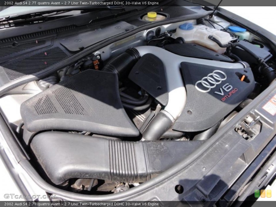 2.7 Liter Twin-Turbocharged DOHC 30-Valve V6 Engine for the 2002 Audi S4 #48742434