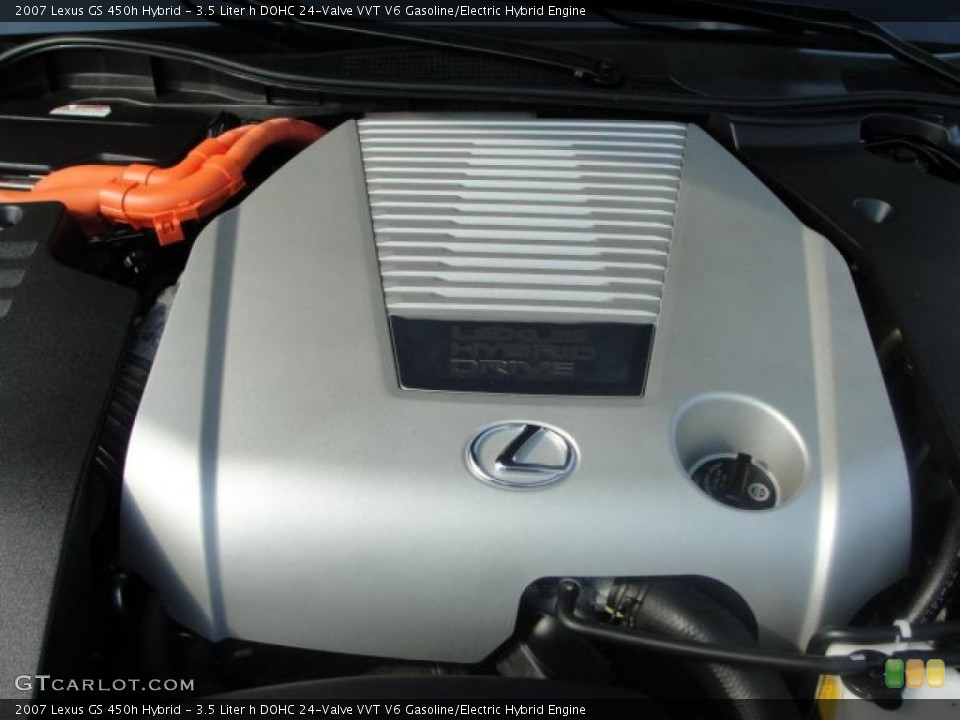 3.5 Liter h DOHC 24-Valve VVT V6 Gasoline/Electric Hybrid Engine for the 2007 Lexus GS #48744066