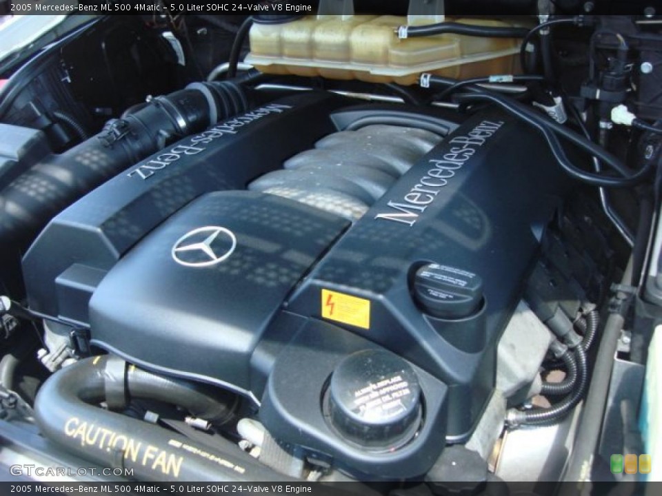 5.0 Liter SOHC 24-Valve V8 Engine for the 2005 Mercedes-Benz ML #48744765