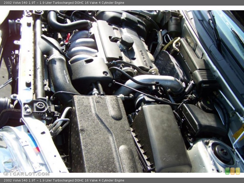 1.9 Liter Turbocharged DOHC 16 Valve 4 Cylinder Engine for the 2002 Volvo S40 #48745857