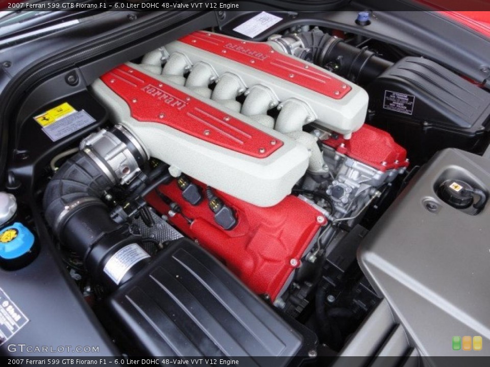 6.0 Liter DOHC 48-Valve VVT V12 Engine for the 2007 Ferrari 599 GTB Fiorano #48753910