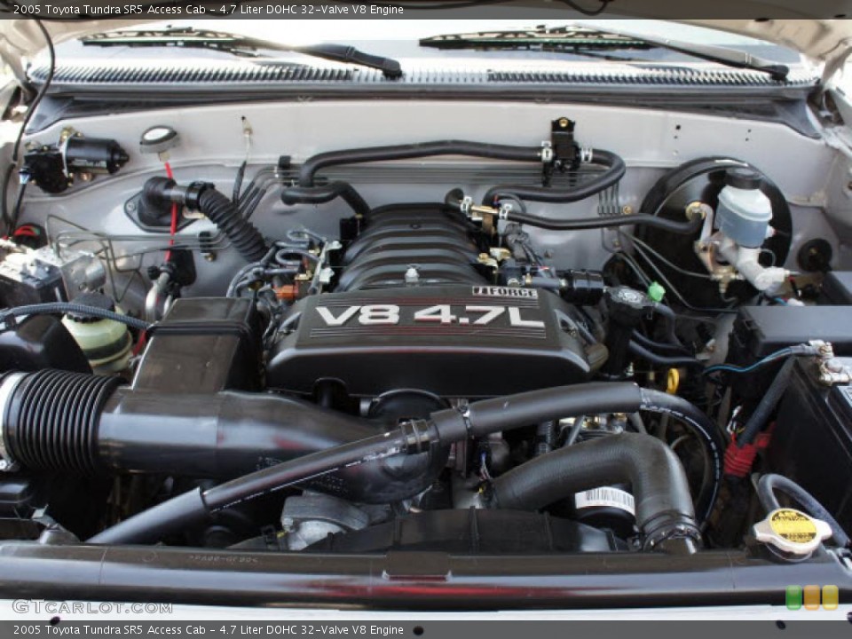 4.7 Liter DOHC 32-Valve V8 Engine for the 2005 Toyota Tundra #48761632