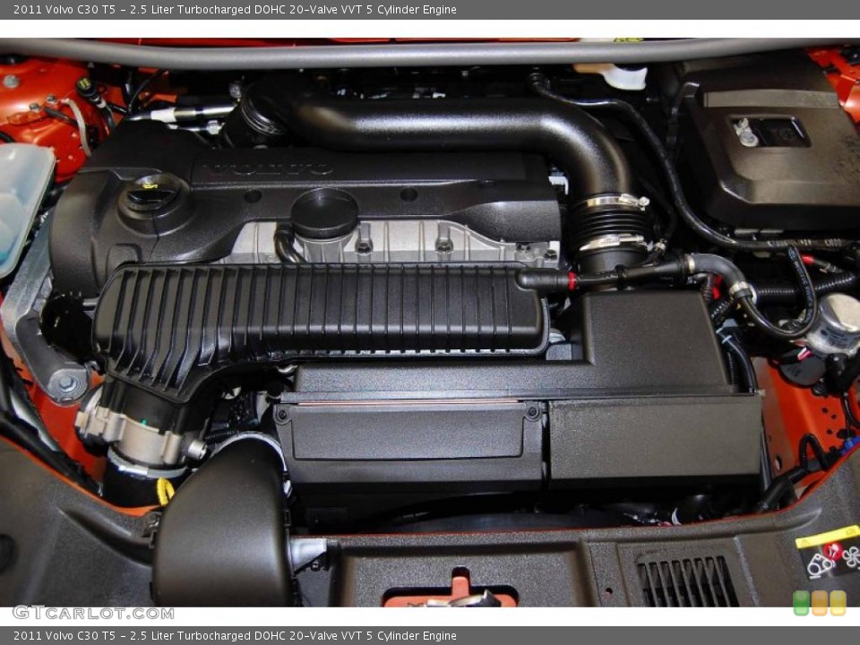 2.5 Liter Turbocharged DOHC 20-Valve VVT 5 Cylinder Engine for the 2011 Volvo C30 #48773541