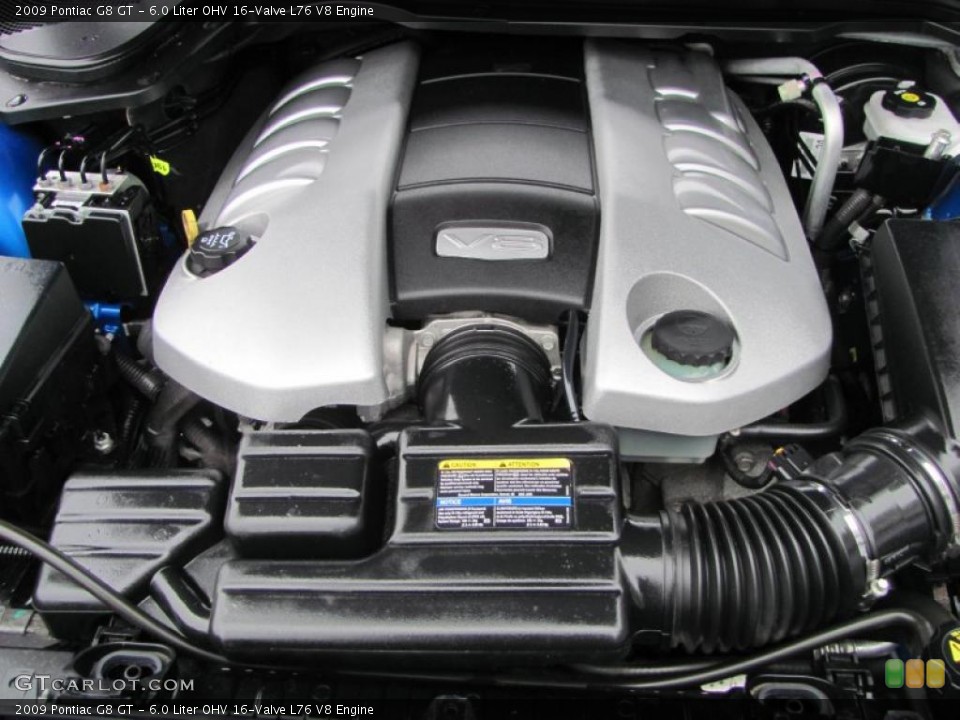 6.0 Liter OHV 16-Valve L76 V8 Engine for the 2009 Pontiac G8 #48788653