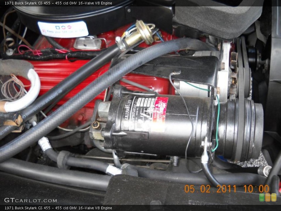 455 cid OHV 16-Valve V8 Engine for the 1971 Buick Skylark #48791650