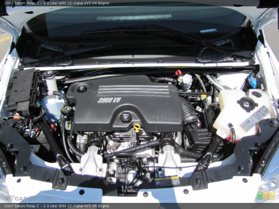 3.9 Liter OHV 12-Valve VVT V6 2007 Saturn Relay Engine