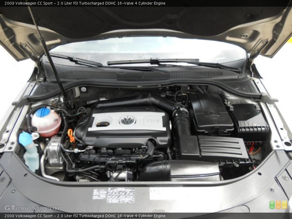 2.0 Liter FSI Turbocharged DOHC 16-Valve 4 Cylinder Engine for the 2009 Volkswagen CC #48796984