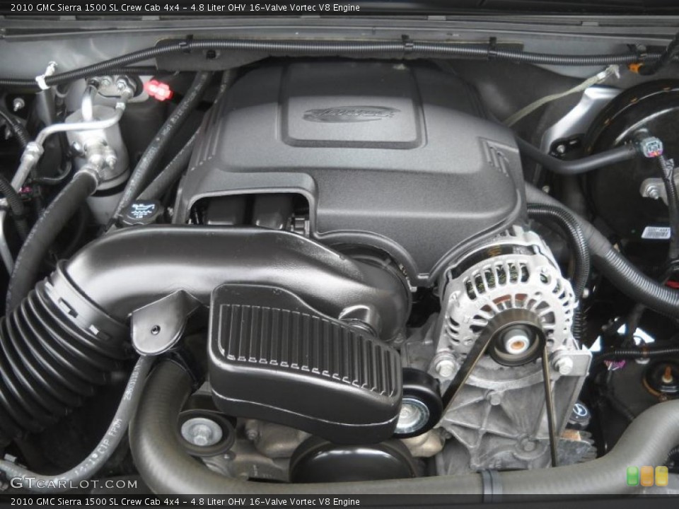 4.8 Liter OHV 16-Valve Vortec V8 Engine for the 2010 GMC Sierra 1500 #48801226