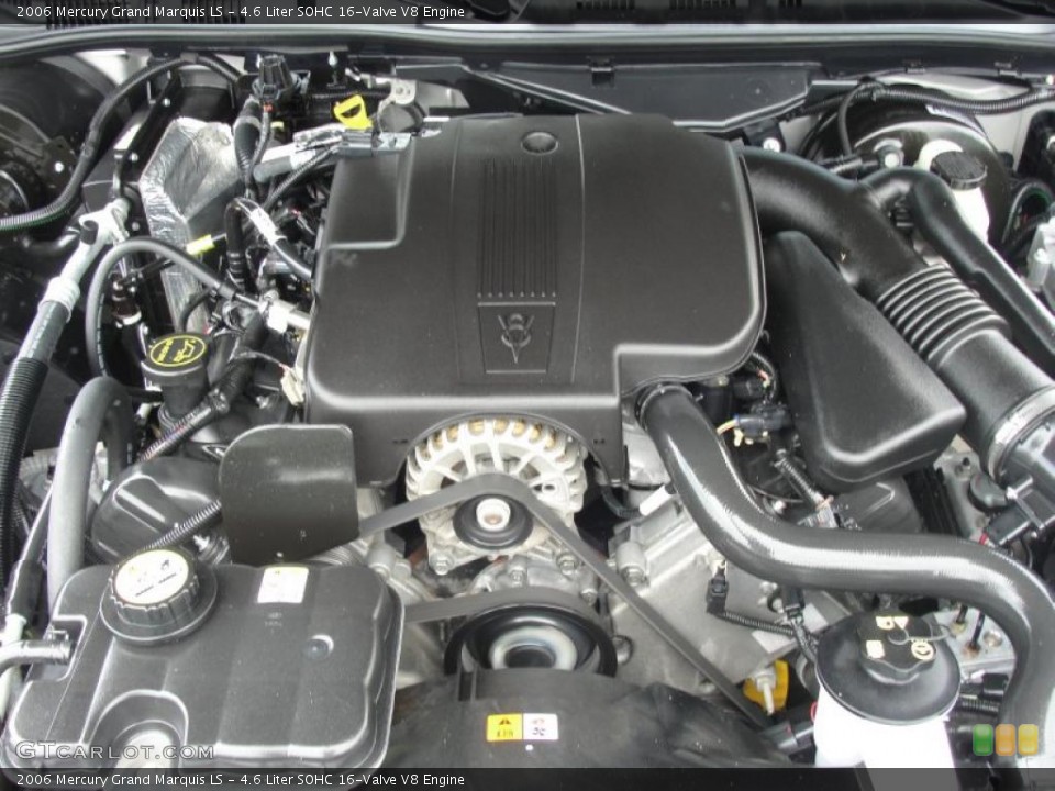 4.6 Liter SOHC 16-Valve V8 Engine for the 2006 Mercury Grand Marquis #48809585