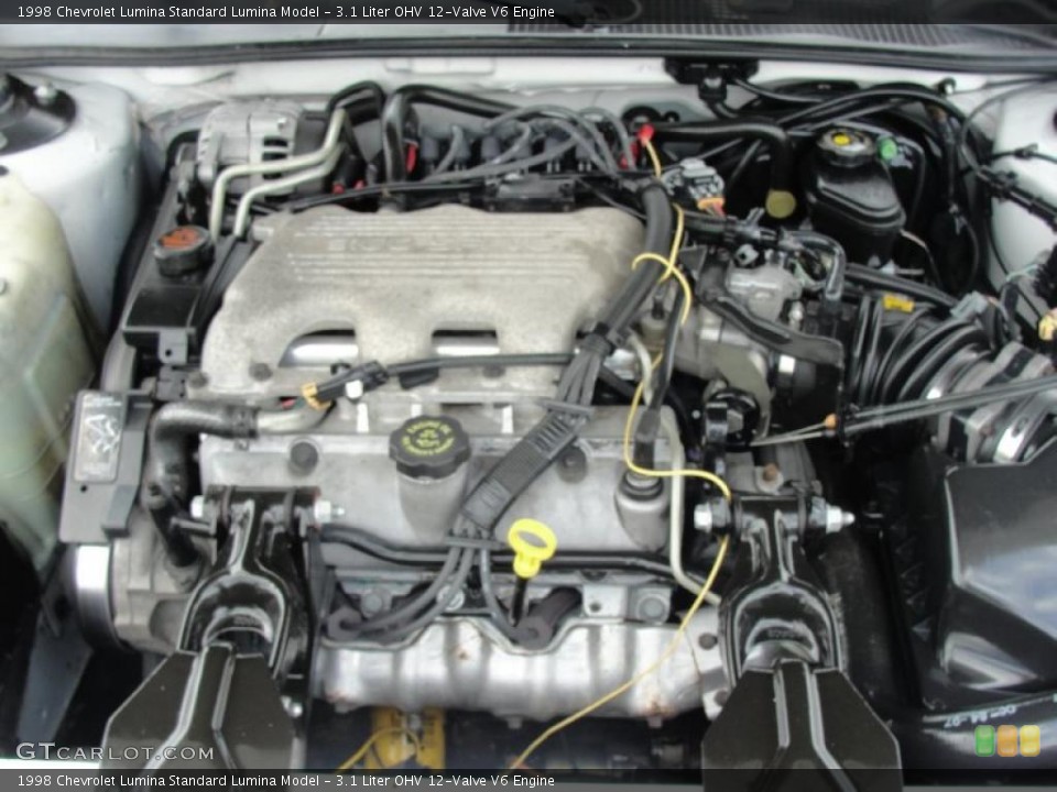 3.1 Liter OHV 12-Valve V6 1998 Chevrolet Lumina Engine