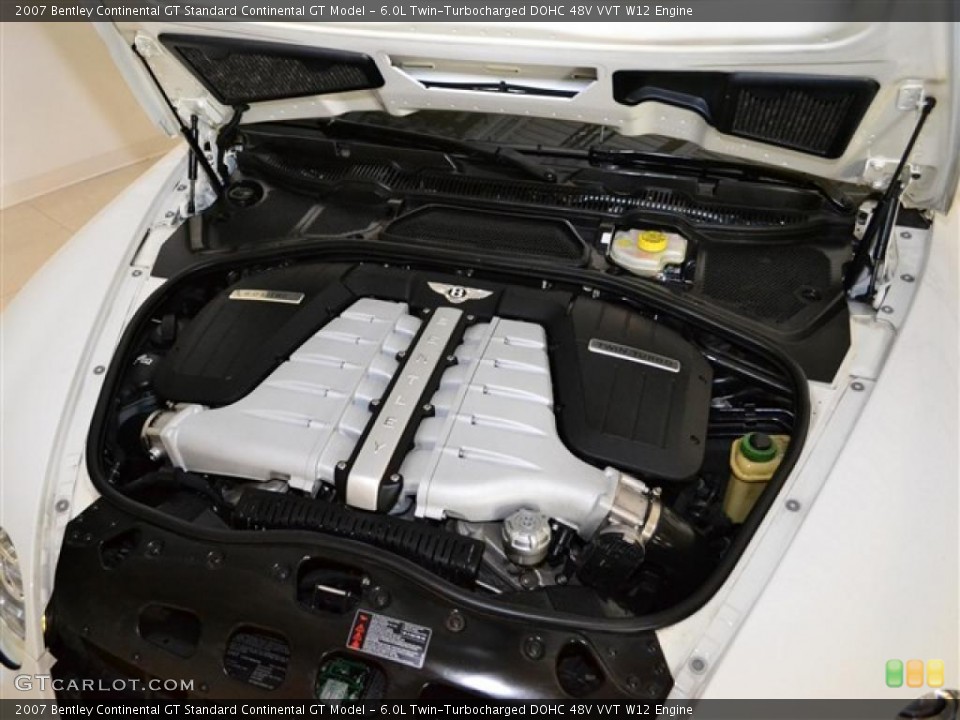 6.0L Twin-Turbocharged DOHC 48V VVT W12 Engine for the 2007 Bentley Continental GT #48816069