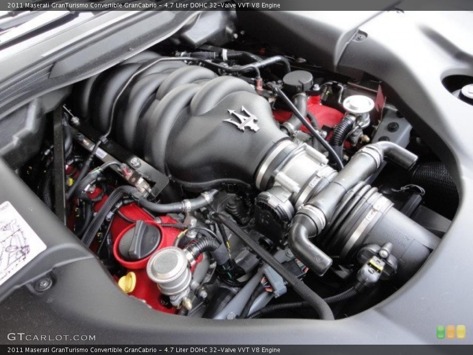 4.7 Liter DOHC 32-Valve VVT V8 Engine for the 2011 Maserati GranTurismo Convertible #48816411