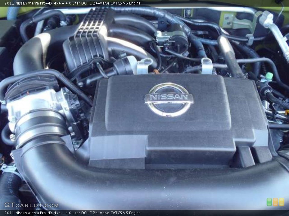4.0 Liter DOHC 24-Valve CVTCS V6 2011 Nissan Xterra Engine
