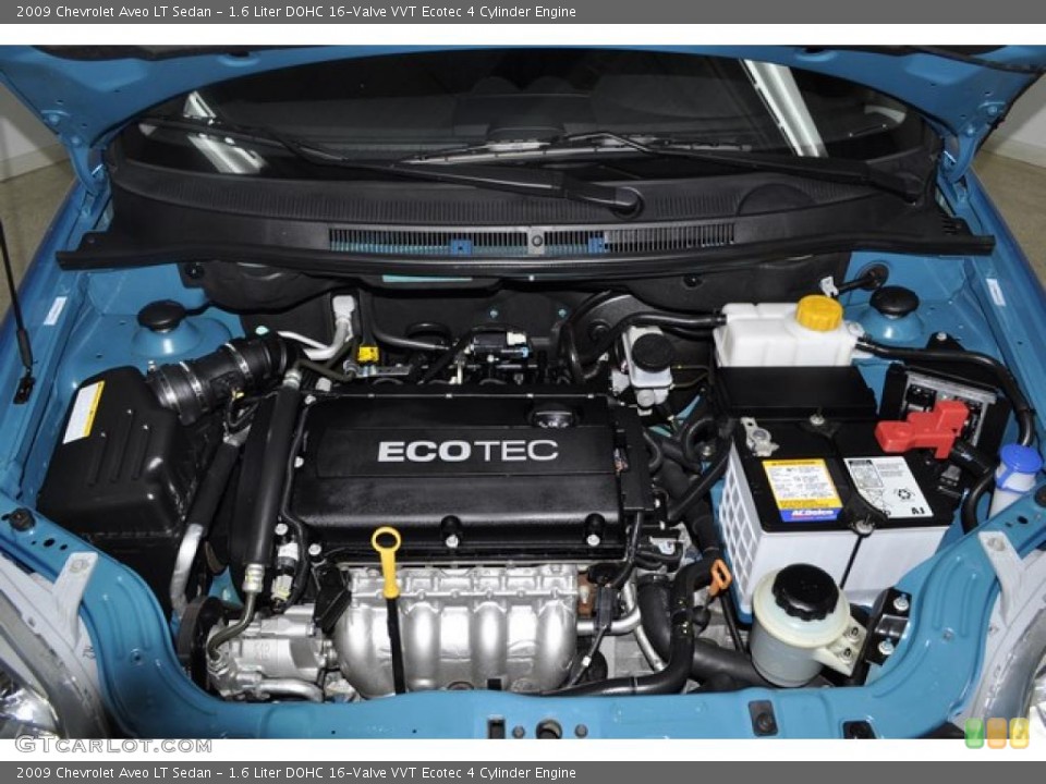 1.6 Liter DOHC 16-Valve VVT Ecotec 4 Cylinder Engine for the 2009 Chevrolet Aveo #48822888