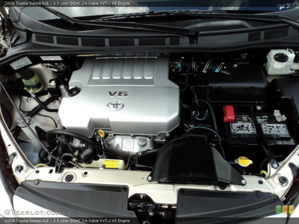 3.5 Liter DOHC 24-Valve VVT-i V6 Engine for the 2009 Toyota Sienna #48826446