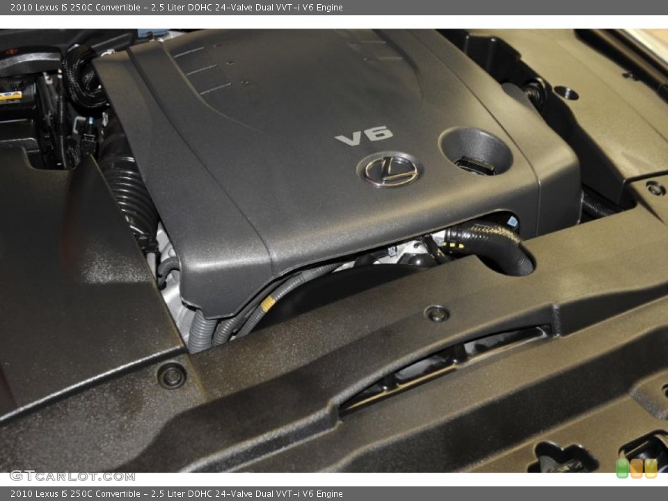 2.5 Liter DOHC 24-Valve Dual VVT-i V6 Engine for the 2010 Lexus IS #48832806