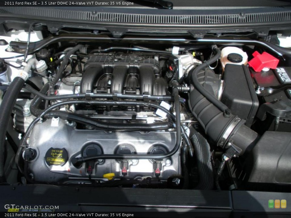 3.5 Liter DOHC 24-Valve VVT Duratec 35 V6 Engine for the 2011 Ford Flex #48839327
