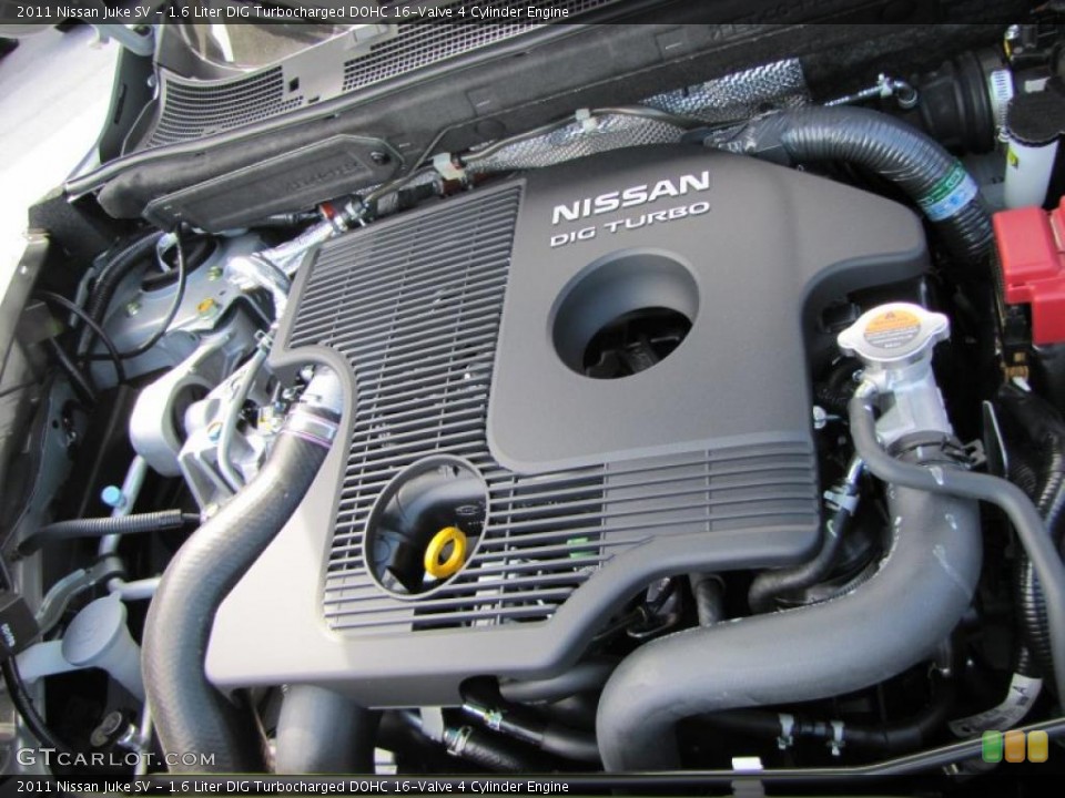 1.6 Liter DIG Turbocharged DOHC 16-Valve 4 Cylinder Engine for the 2011 Nissan Juke #48843546
