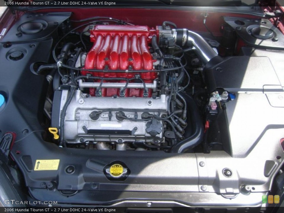 2.7 Liter DOHC 24-Valve V6 Engine for the 2006 Hyundai Tiburon #48843855