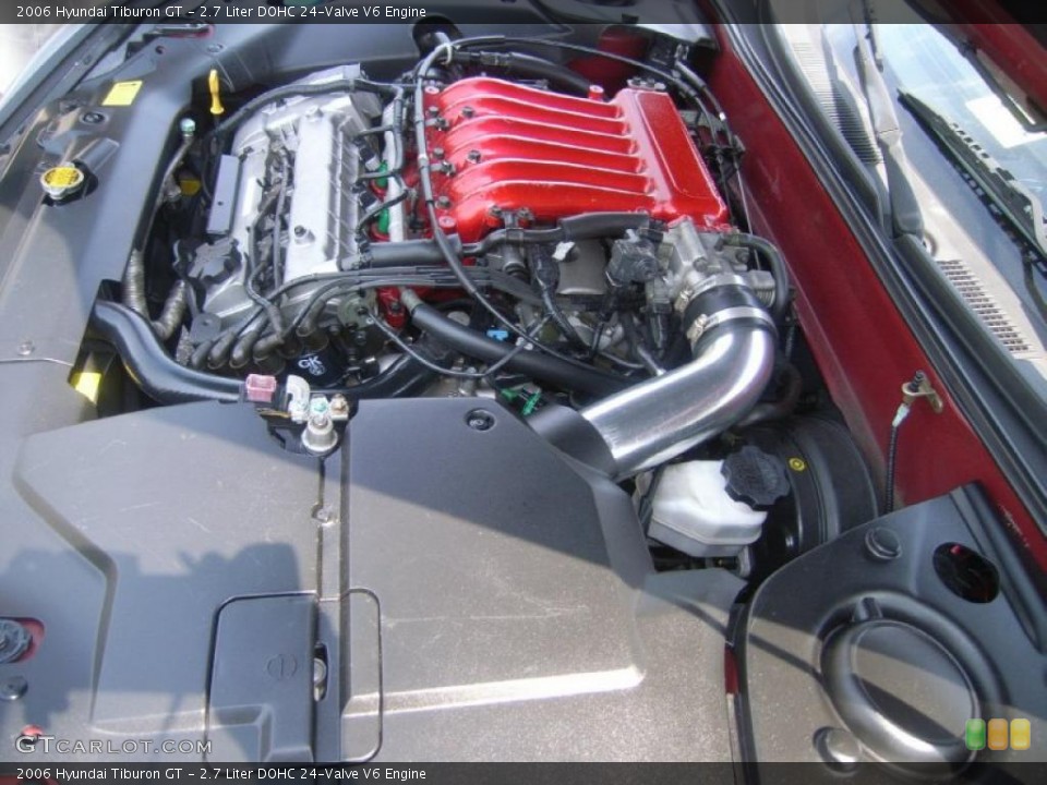 2.7 Liter DOHC 24-Valve V6 Engine for the 2006 Hyundai Tiburon #48843870
