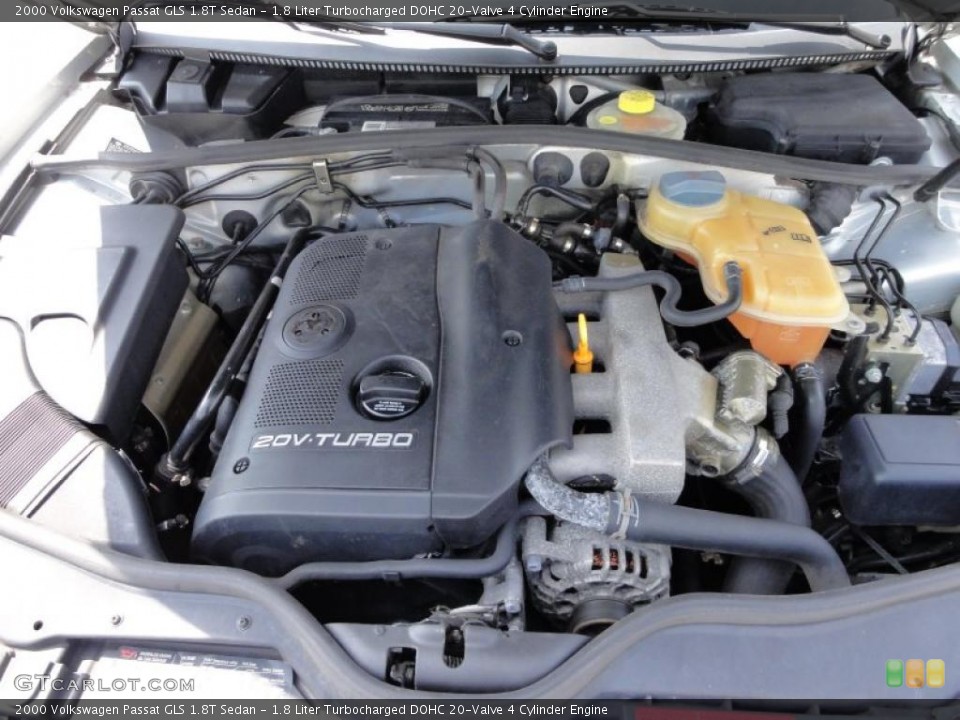 1.8 Liter Turbocharged DOHC 20-Valve 4 Cylinder 2000 Volkswagen Passat Engine
