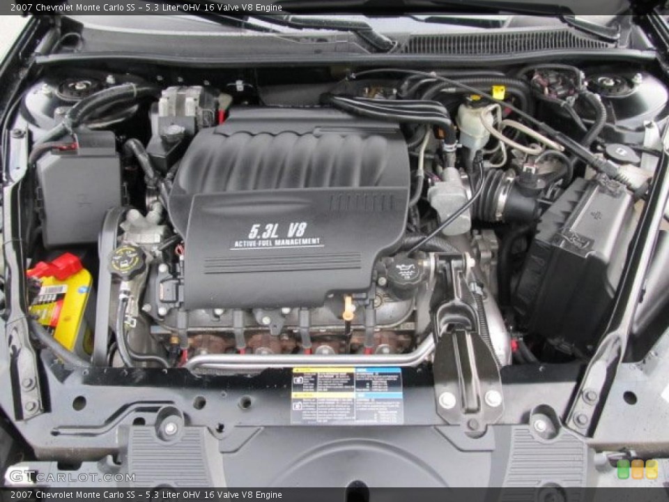 5.3 Liter OHV 16 Valve V8 Engine for the 2007 Chevrolet Monte Carlo #48854851