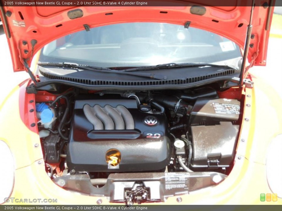 2.0 Liter SOHC 8-Valve 4 Cylinder Engine for the 2005 Volkswagen New Beetle #48855783