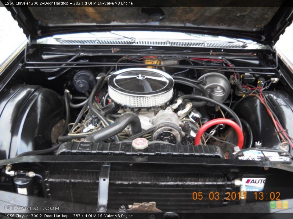 383 cid OHV 16-Valve V8 Engine for the 1966 Chrysler 300 #48856969