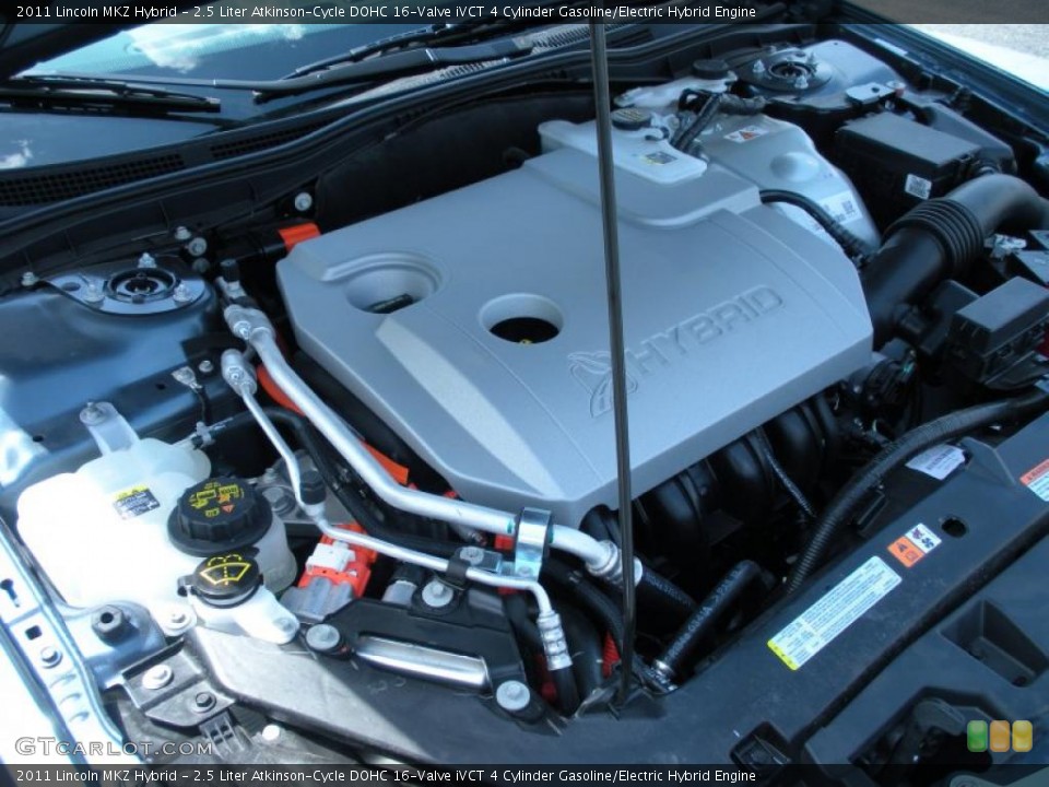 2.5 Liter Atkinson-Cycle DOHC 16-Valve iVCT 4 Cylinder Gasoline/Electric Hybrid Engine for the 2011 Lincoln MKZ #48867558