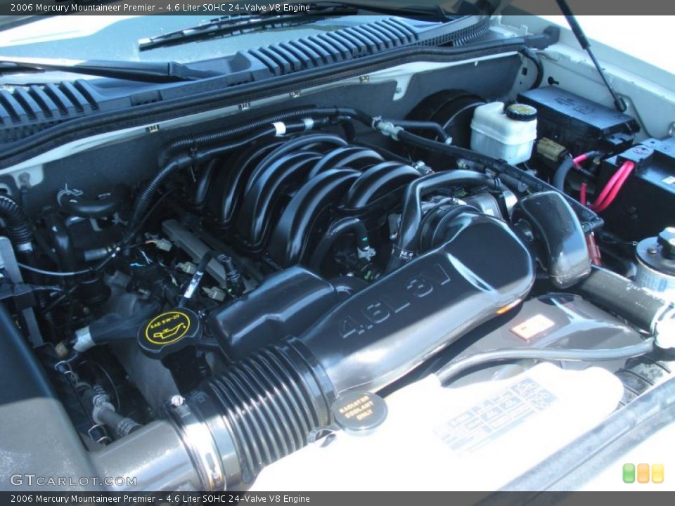 4.6 Liter SOHC 24-Valve V8 2006 Mercury Mountaineer Engine