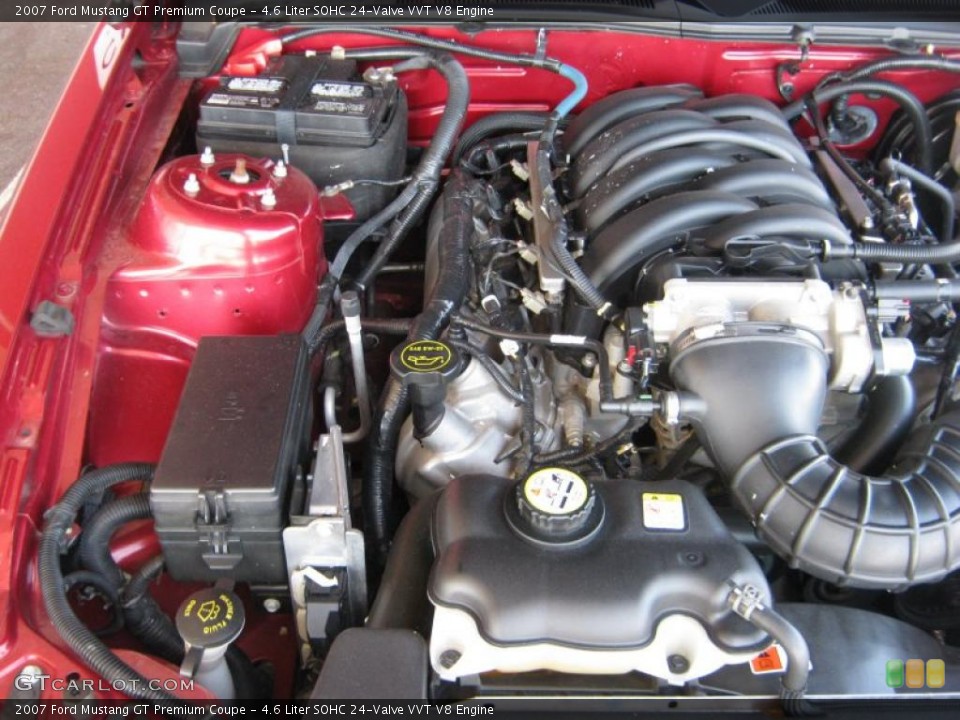 4.6 Liter SOHC 24-Valve VVT V8 Engine for the 2007 Ford Mustang #48871020