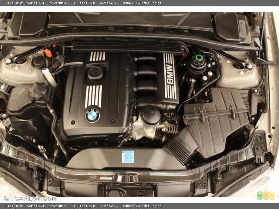 3.0 Liter DOHC 24-Valve VVT Inline 6 Cylinder Engine for the 2011 BMW 1 Series #48876204